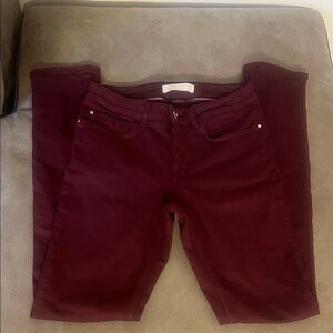 Z1975 Zara Women's Burgundy Jeans